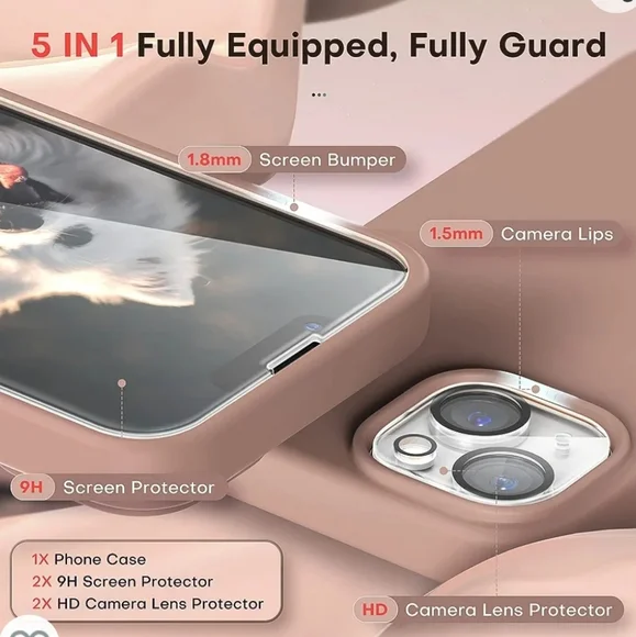 NWT iphone 14 plus case and screen protector - Picture 3 of 5